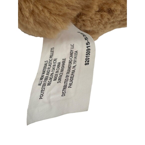 VINTAGE FRANKFORD CANDY TEDDY BEAR 8” PLUSH STUFFED ANIMAL TAN HARD TO FIND TOY - Picture 13 of 14